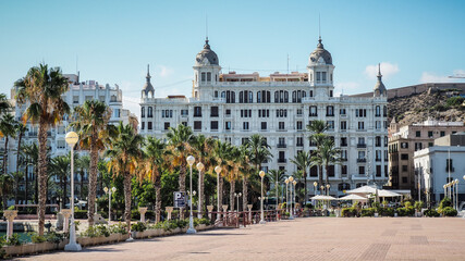 Naklejka premium Alicante is a port city on Spain’s southeastern Costa Blanca.