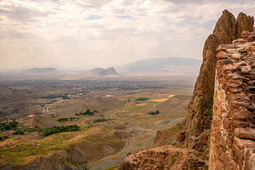 the scenic view of Ishak Pasha Palace is a semi-ruined palace and administrative complex located in...