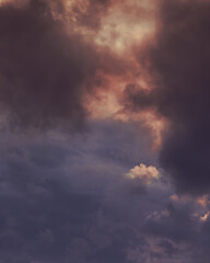 Naklejka na ściany i meble dramatic sky with cloud