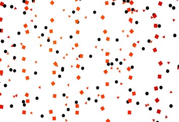 Light Orange vector layout with circles, lines, rectangles.