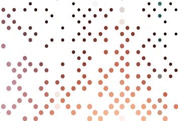 Light Pink, Yellow vector template with circles.