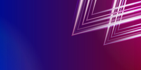 Modern 3d blue red abstract background with shiny triangles shapes