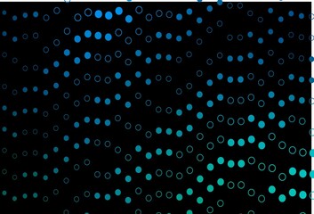 Dark Blue, Green vector texture with disks.