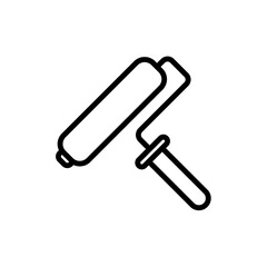 paint roller icon vector illustration design