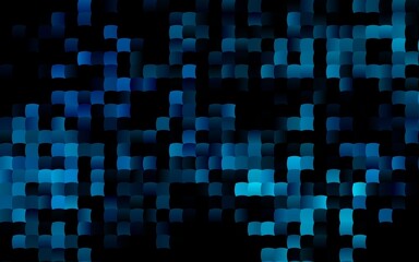 Dark BLUE vector texture in rectangular style. Illustration with set of colorful rectangles. Pattern can be used for websites.