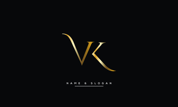 Vk V K Letter Logo Design Stock Illustrations – 146 Vk V K Letter Logo  Design Stock Illustrations, Vectors & Clipart - Dreamstime
