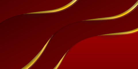 Abstract business elegant background, golden red metallic.
