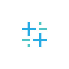 Obraz premium Hashtag symbol creative design template