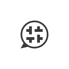 Hashtag symbol creative design template
