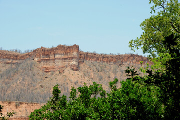 Fototapeta na wymiar Chilojo Cliffs in Gonarezhou, also called the Grand Canyon of Zimbabwe