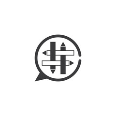 Hashtag symbol creative design template