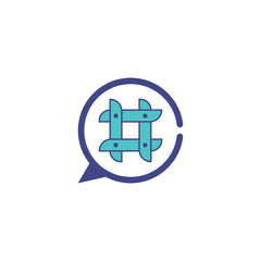Hashtag symbol creative design template