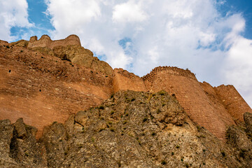 the scenic view of Ishak Pasha Palace is a semi-ruined palace and administrative complex located in the Doğubeyazıt district of Ağrı province of eastern Turkey.