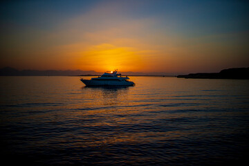 Scuba Liveaboards in Sunset in the Red Sea