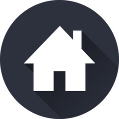 House icon sign - stock vector