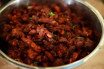 Spicy & Tasty Indian Style Chicken Fry , Chicken Fry Recipe