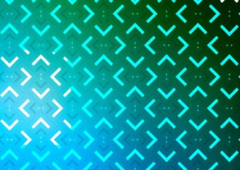 Dark Blue, Green vector template with repeated sticks. Glitter abstract illustration with colored sticks. The pattern can be used as ads, poster, banner for commercial.