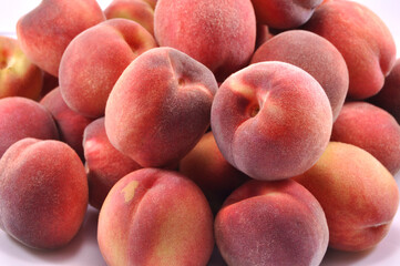 Ripe peach is a natural fruit for health