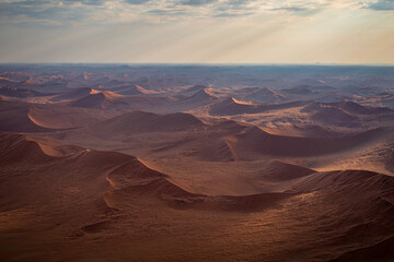 Fototapeta na wymiar Aerial view of Namib Desert, Namibia