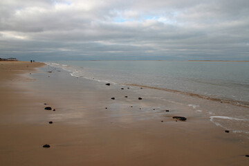 atlantic coast at pilat dune in france