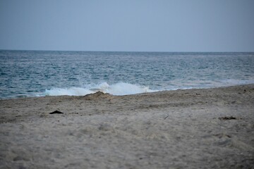 waves on the beach