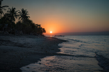 Obraz premium sunset at the beach, Bali