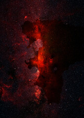 Small part of an infinite star field.