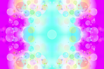 Multicolored kaleidoscope pattern as abstract background.