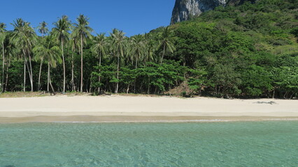 tropical deserted beach