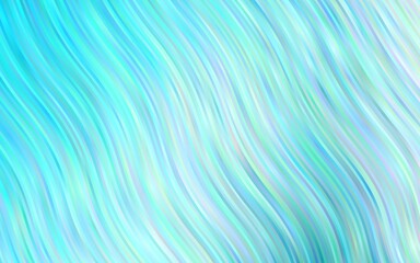 Light BLUE vector pattern with lamp shapes. Creative illustration in halftone marble style with gradient. Marble style for your business design.