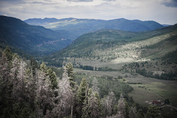 Fototapeta na wymiar Scenic View near Marble, Colorado. 