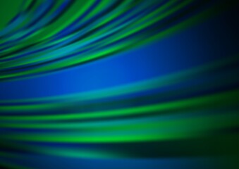 Dark Blue, Green vector blurred and colored template. An elegant bright illustration with gradient. The best blurred design for your business.