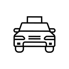 Taxi vector icon