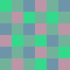 Bright pattern of multi-colored squares