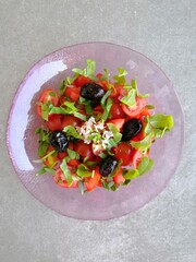 Salade de tomates 