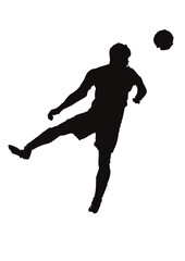 football player silhouette