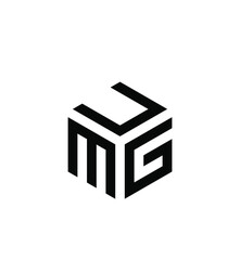 monogram AWM letter logo