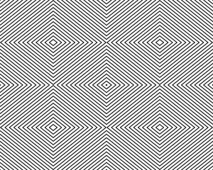 Black rhombuses pattern on a white background, seamless background	