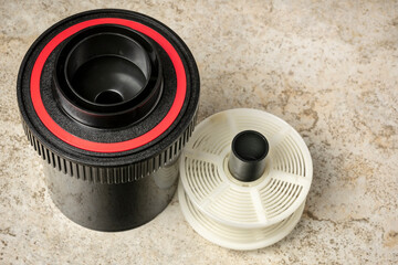 Film developing tank and a spiral reel for a single roll of 35mm or 120 film