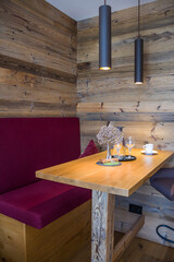 modern interior of the living room