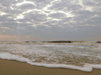 beach in the morning