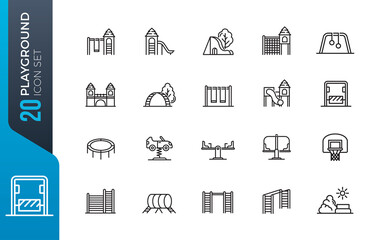 minimal playground icon set