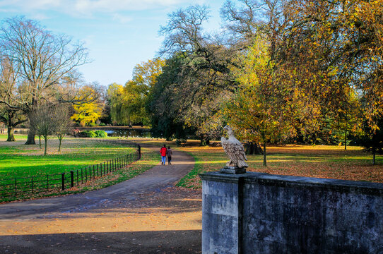 Osterley Park grounds view from the house, London