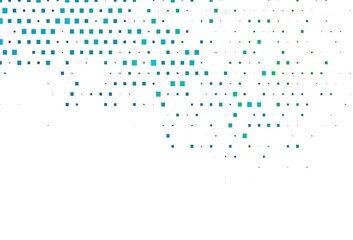 Light Blue, Green vector background with rectangles.