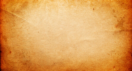 Grunge background of old vintage brown paper, retro, rough, spots and streaks