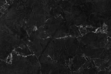 Obraz premium Czarny marmur naturalny wzór na tle, abstrakcyjny naturalny marmur czarno-biały