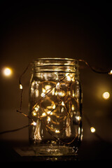 Led Light in A Jar