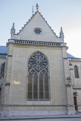Saint Theresa chapel at the Auteuil Foundation. Paris-Auteuil - Tranquil Village in the City. In 1860 Auteuil was incorporated into Paris 16th arrondissement. Paris, France.