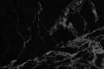 Black marble natural pattern for background, abstract natural marble black and white