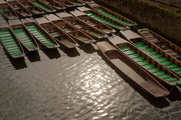 Fototapeta na wymiar river boats on the water